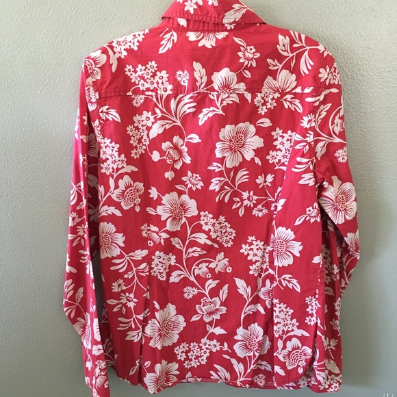 ❌SOLD❌ boden floral cotton button down shirt - Picture 4 of 4